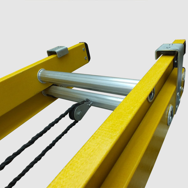 ESCALERA TELESCOPICA O EXTENSIÓN EN FIBRA DE VIDRIO - Imagen 2