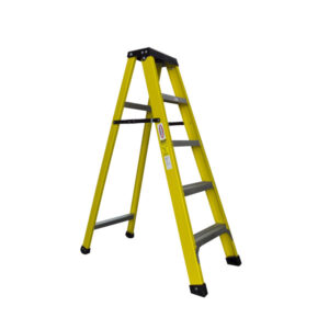 ESCALERA TIPO TIJERA UN SOLO ACCESO EN FIBRA DE VIDRIO